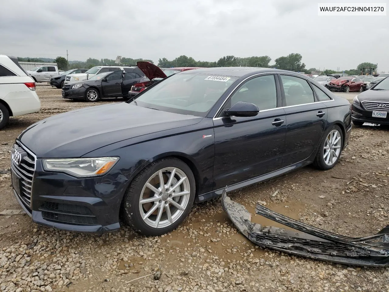 2017 Audi A6 Premium Plus VIN: WAUF2AFC2HN041270 Lot: 61554454