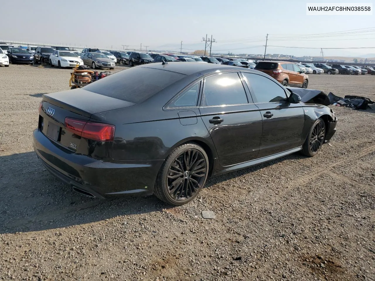 2017 Audi A6 Prestige VIN: WAUH2AFC8HN038558 Lot: 74202264