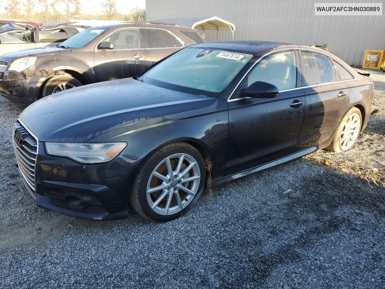 2017 Audi A6 Premium Plus VIN: WAUF2AFC3HN030889 Lot: 74467614