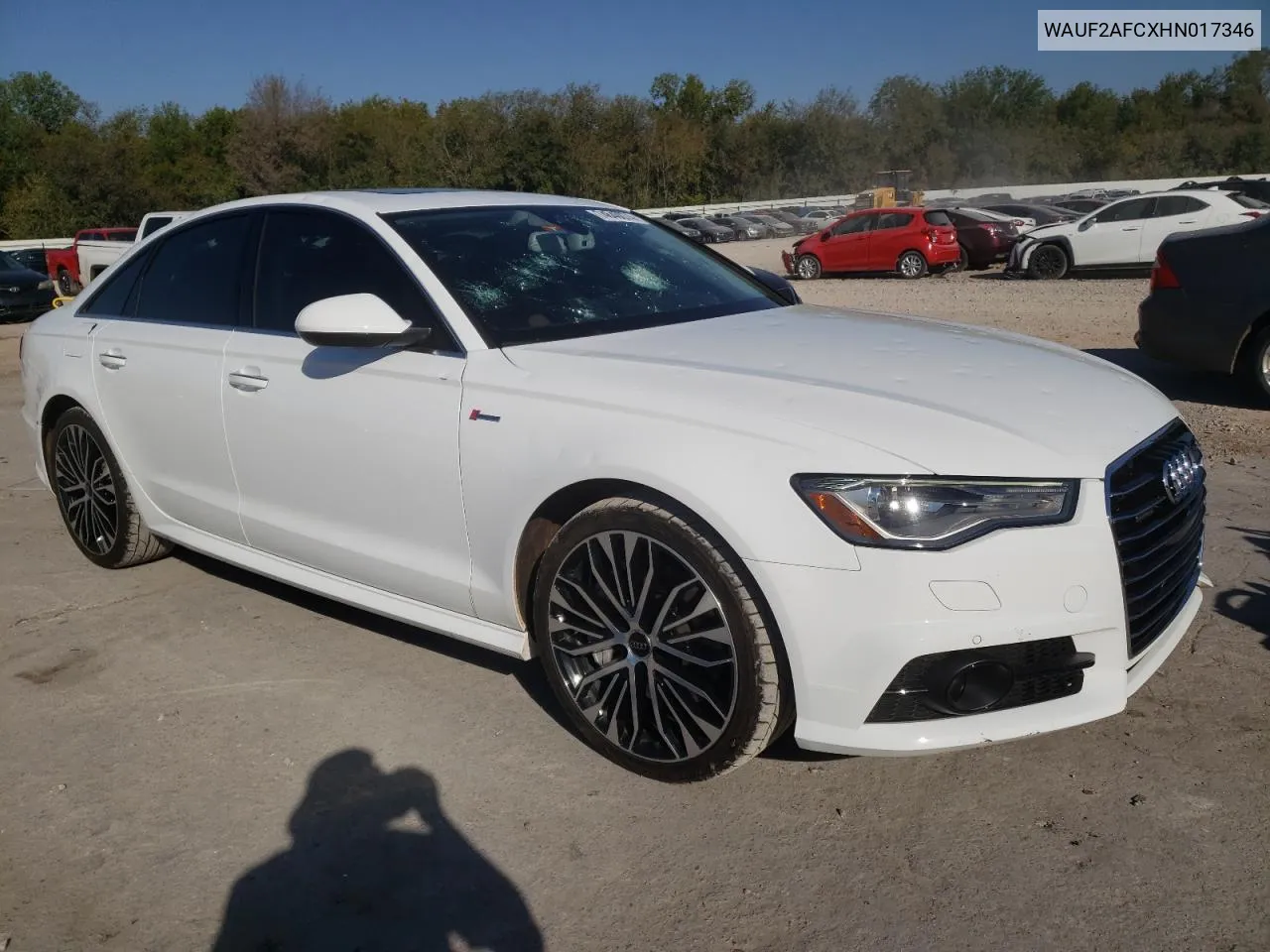 WAUF2AFCXHN017346 2017 Audi A6 Premium Plus