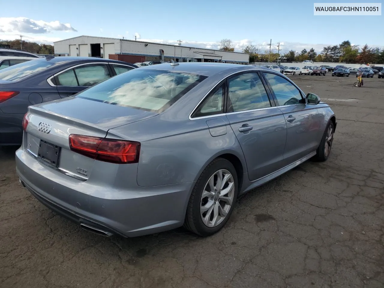 2017 Audi A6 Premium Plus VIN: WAUG8AFC3HN110051 Lot: 75029374