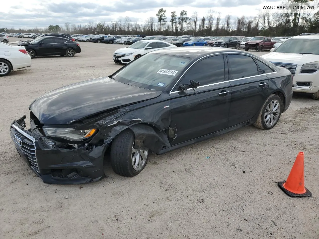 WAUC8AFC1JN061761 2018 Audi A6 Premium