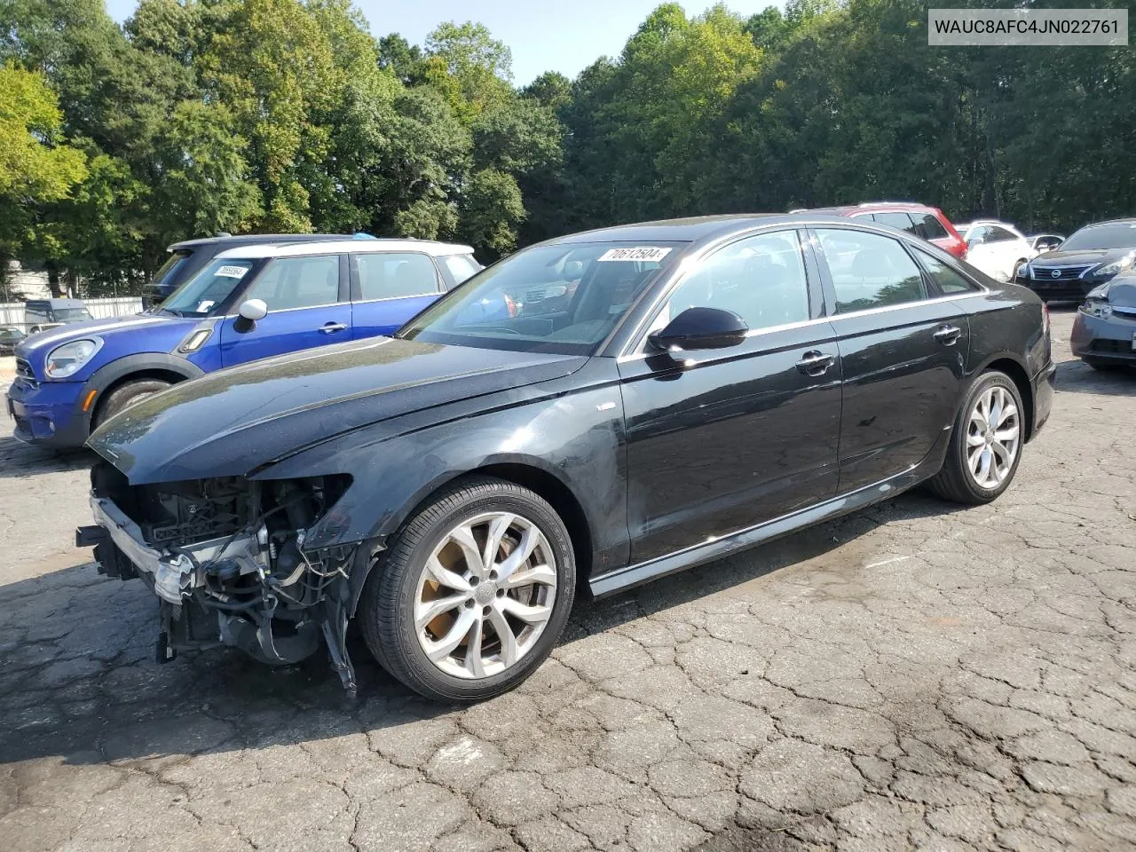 WAUC8AFC4JN022761 2018 Audi A6 Premium