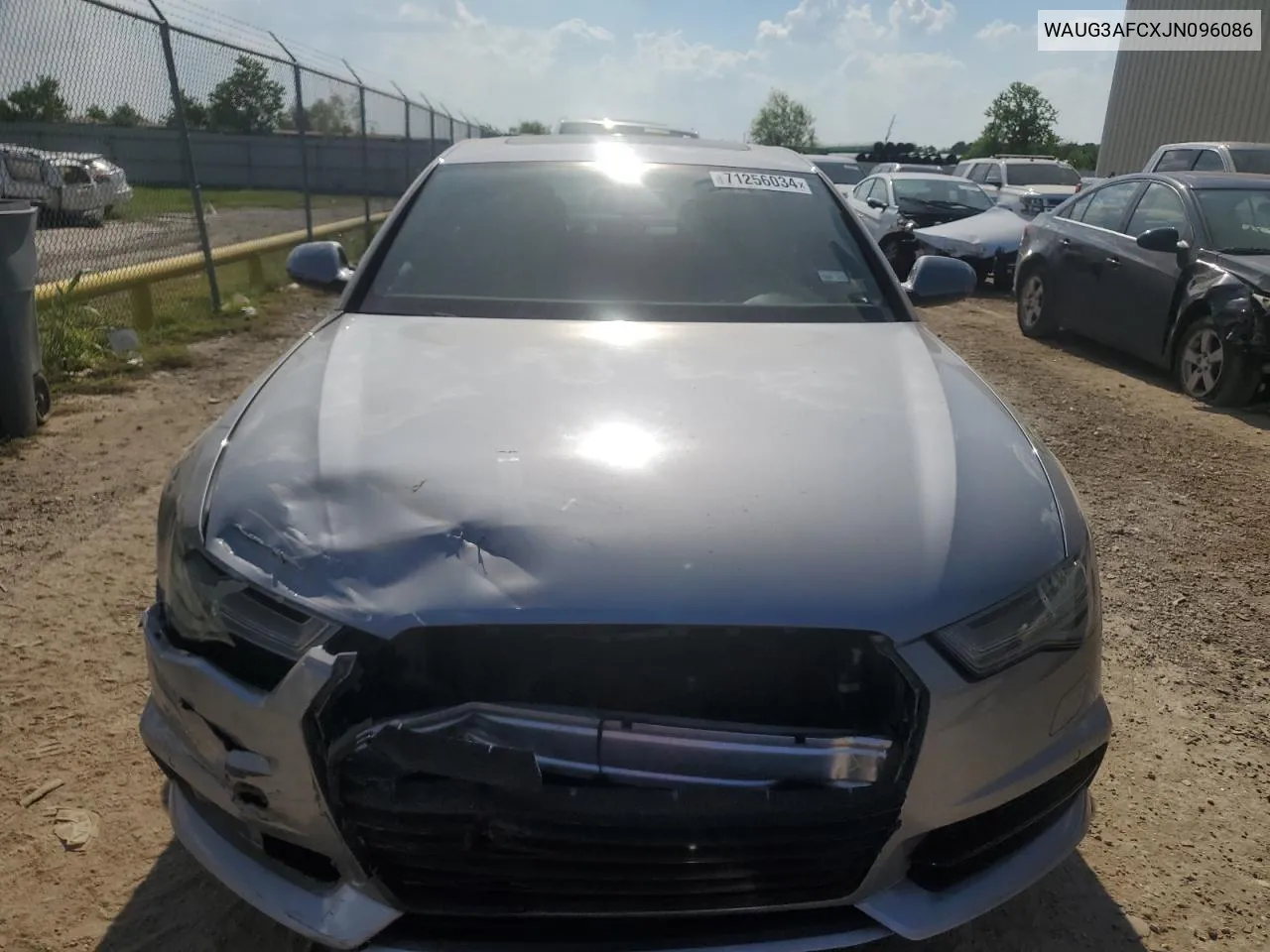 2018 Audi A6 Premium Plus VIN: WAUG3AFCXJN096086 Lot: 71256034