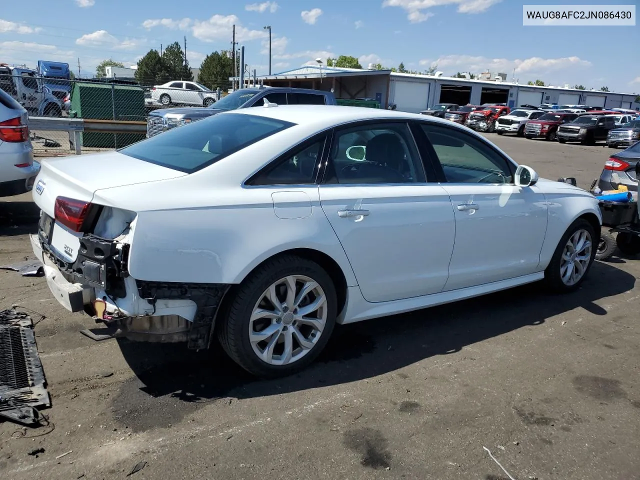 2018 Audi A6 Premium Plus VIN: WAUG8AFC2JN086430 Lot: 71551034