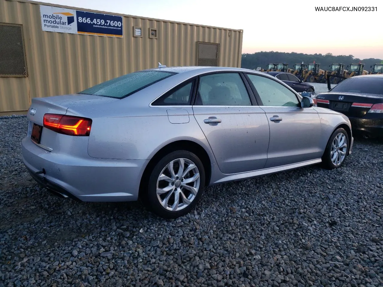 2018 Audi A6 Premium VIN: WAUC8AFCXJN092331 Lot: 74295794