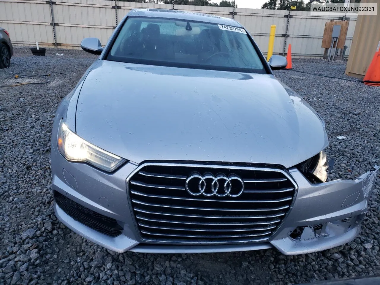 2018 Audi A6 Premium VIN: WAUC8AFCXJN092331 Lot: 74295794