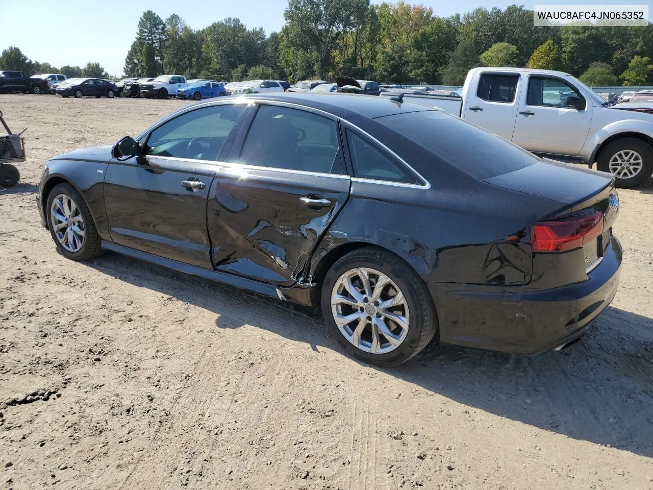 2018 Audi A6 Premium VIN: WAUC8AFC4JN065352 Lot: 75943434