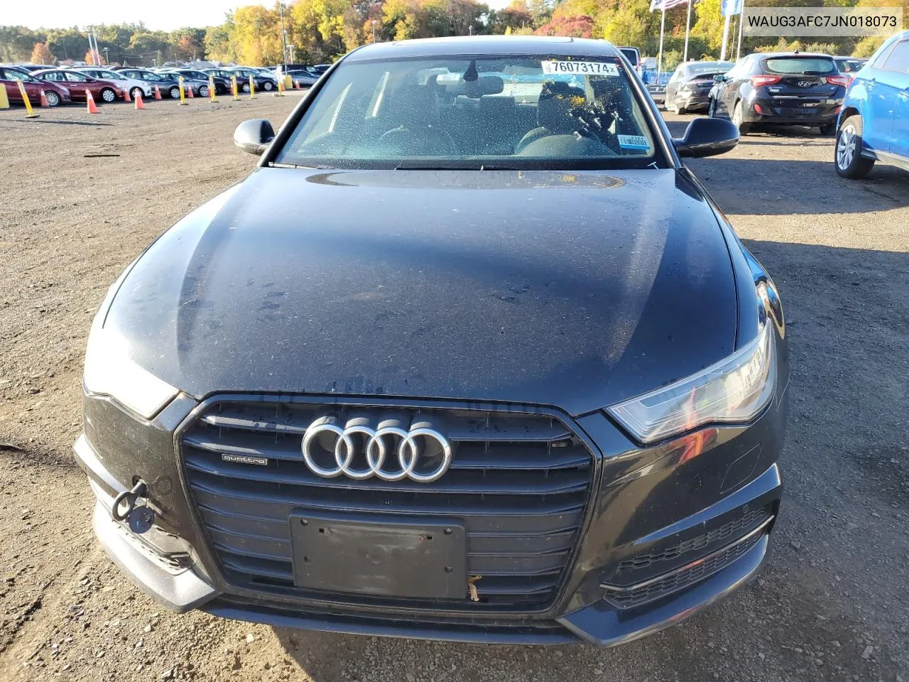 2018 Audi A6 Premium Plus VIN: WAUG3AFC7JN018073 Lot: 76073174