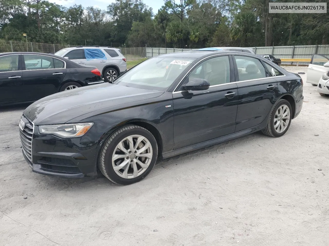 2018 Audi A6 Premium VIN: WAUC8AFC6JN026178 Lot: 76457104