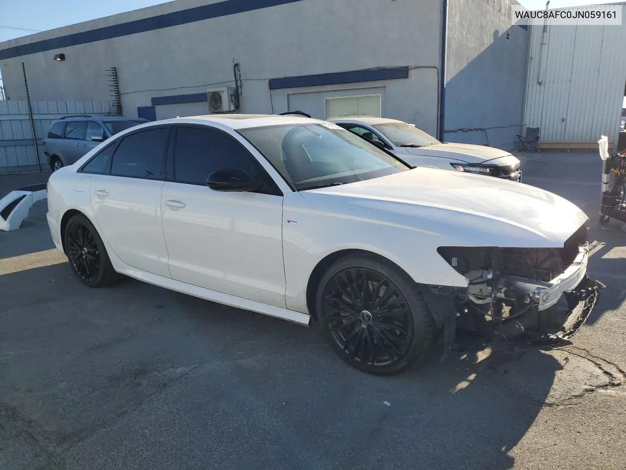 2018 Audi A6 Premium VIN: WAUC8AFC0JN059161 Lot: 78103534