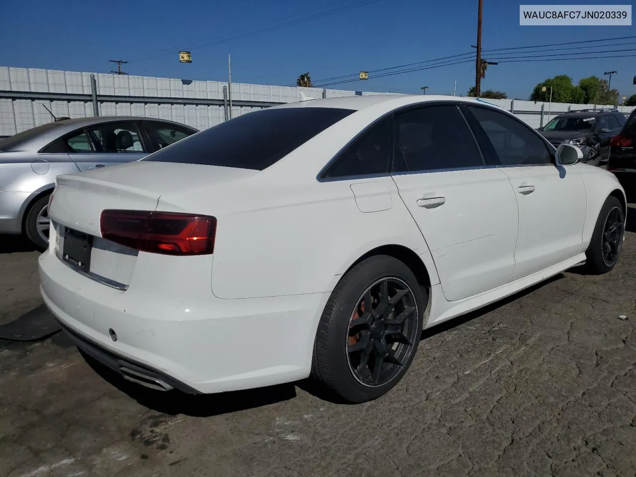 2018 Audi A6 Premium VIN: WAUC8AFC7JN020339 Lot: 78957734