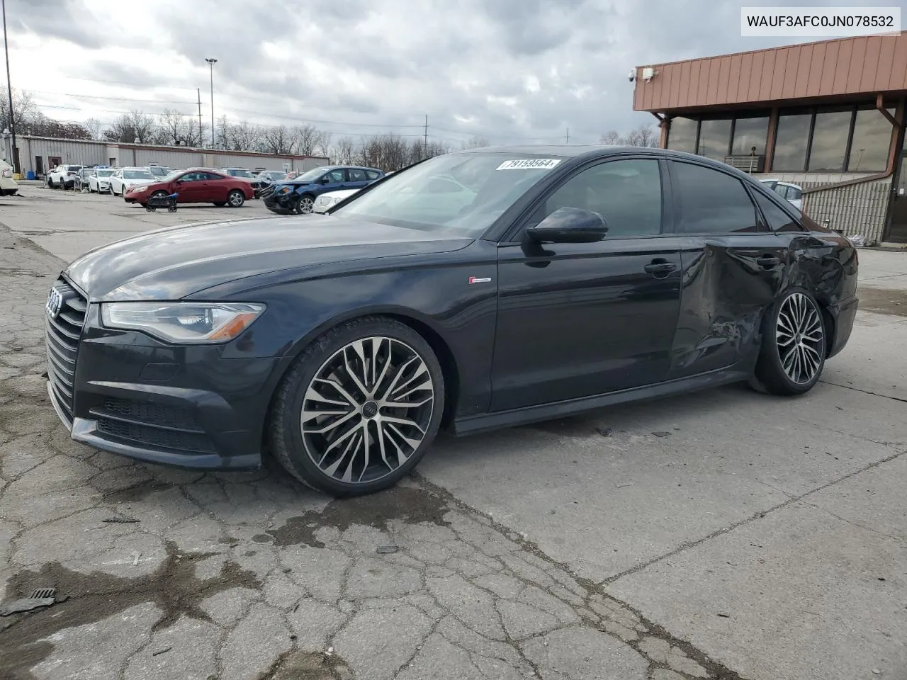 2018 Audi A6 Premium VIN: WAUF3AFC0JN078532 Lot: 79159564