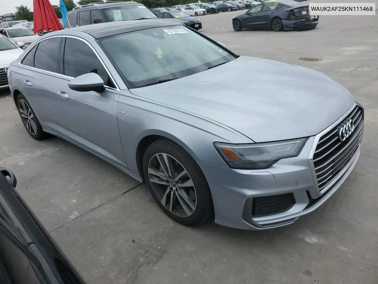 2019 Audi A6 Premium VIN: WAUK2AF25KN111468 Lot: 57724774