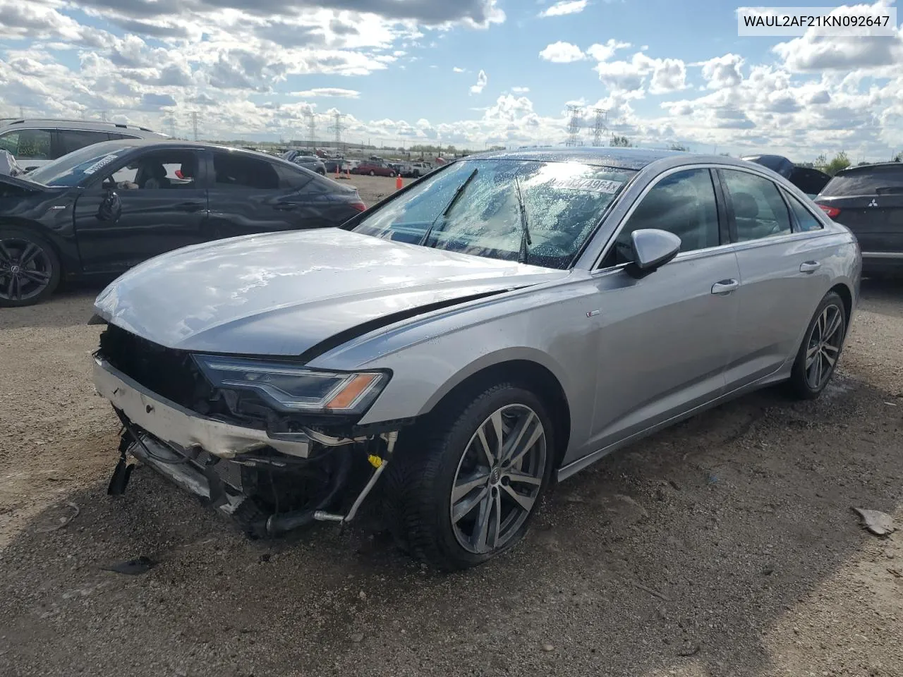 2019 Audi A6 Premium Plus VIN: WAUL2AF21KN092647 Lot: 70374964