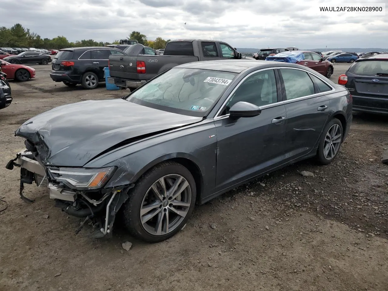 2019 Audi A6 Premium Plus VIN: WAUL2AF28KN028900 Lot: 73043794