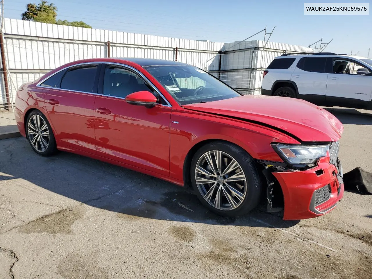 2019 Audi A6 Premium VIN: WAUK2AF25KN069576 Lot: 75137094