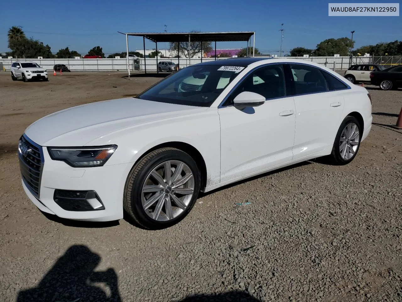 2019 Audi A6 Premium VIN: WAUD8AF27KN122950 Lot: 79972264