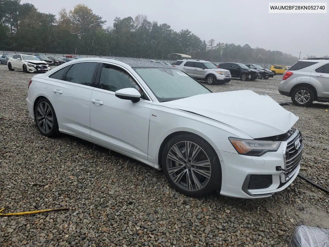 2019 Audi A6 Prestige VIN: WAUM2BF28KN052740 Lot: 81246404