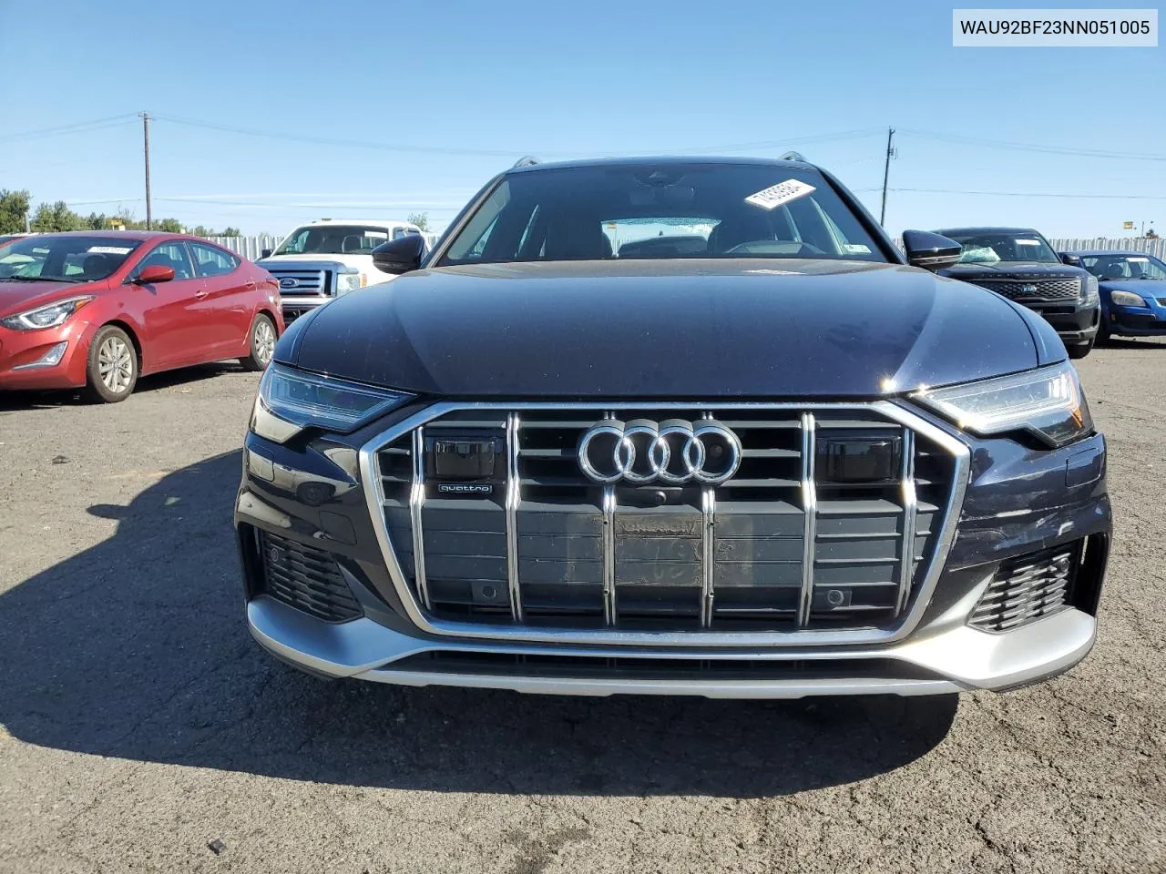 2022 Audi A6 Allroad Prestige VIN: WAU92BF23NN051005 Lot: 74339584