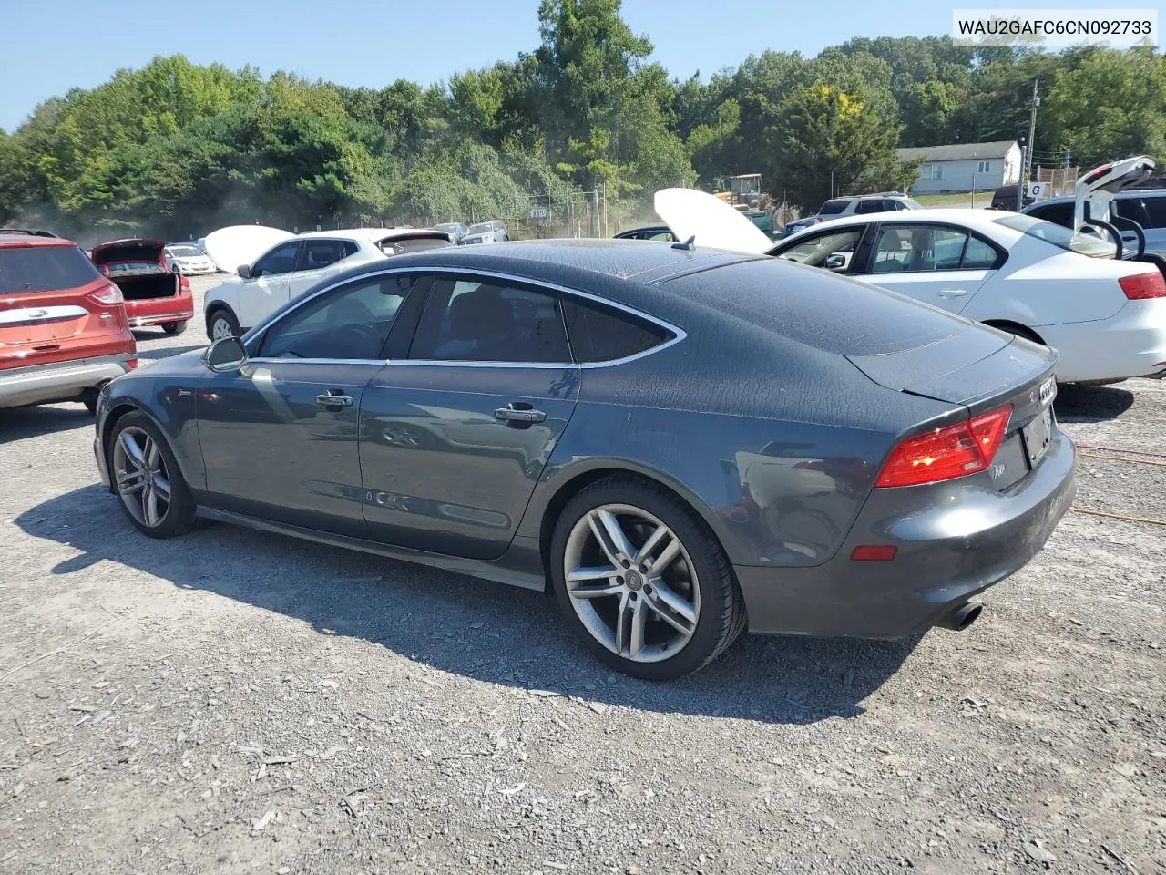 2012 Audi A7 Prestige VIN: WAU2GAFC6CN092733 Lot: 67478984