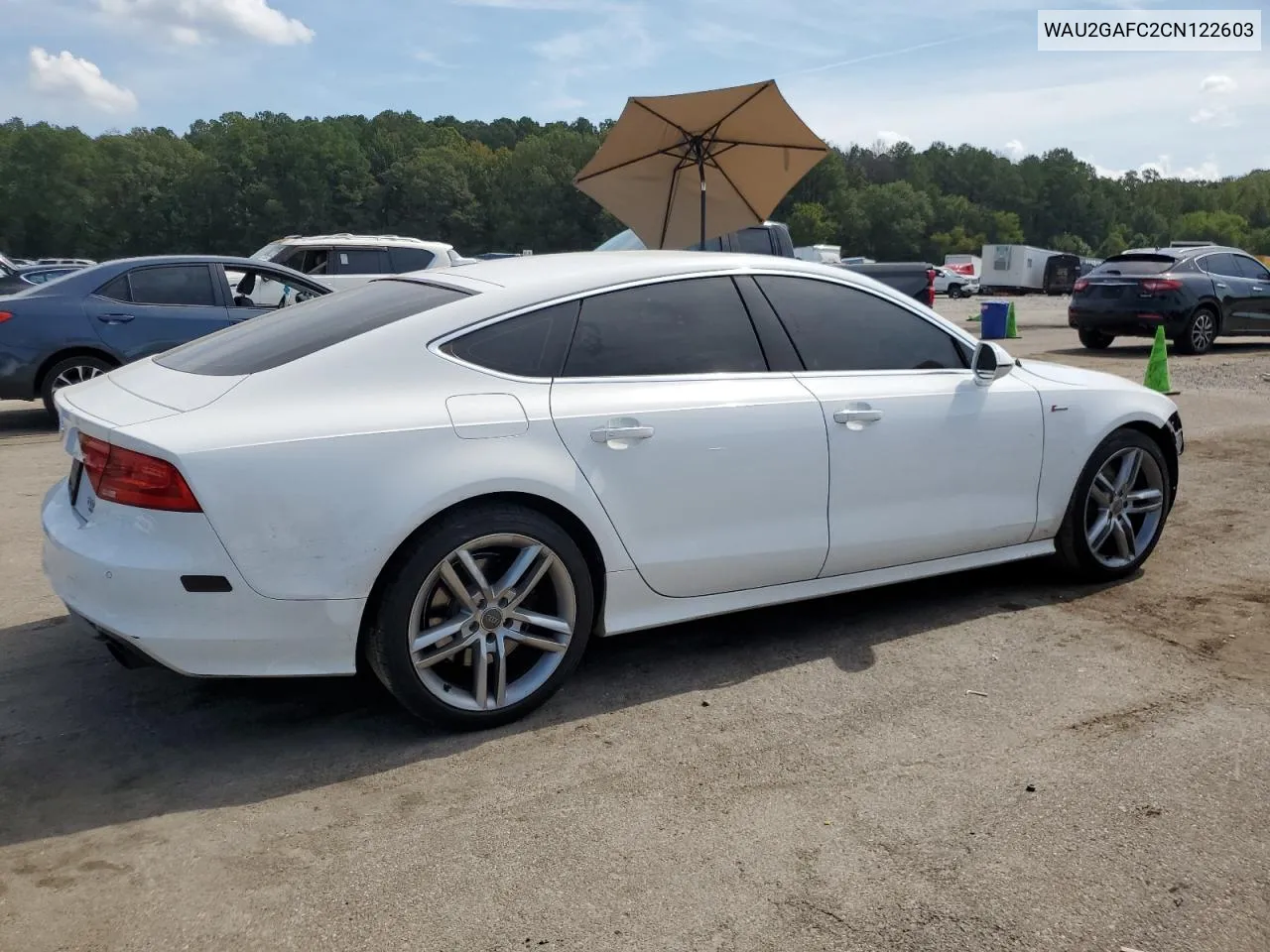 2012 Audi A7 Prestige VIN: WAU2GAFC2CN122603 Lot: 72392774