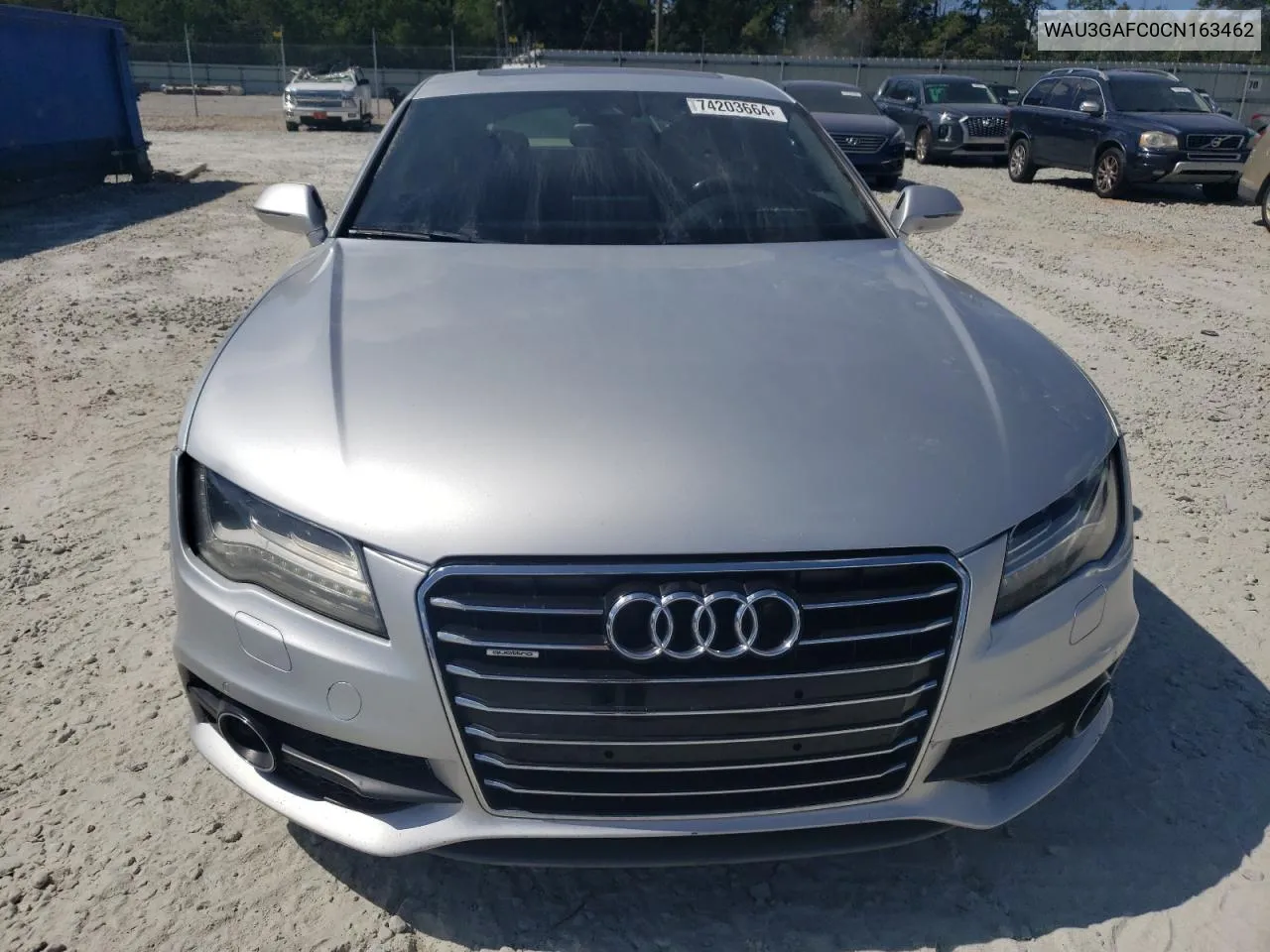 2012 Audi A7 Prestige VIN: WAU3GAFC0CN163462 Lot: 74203664