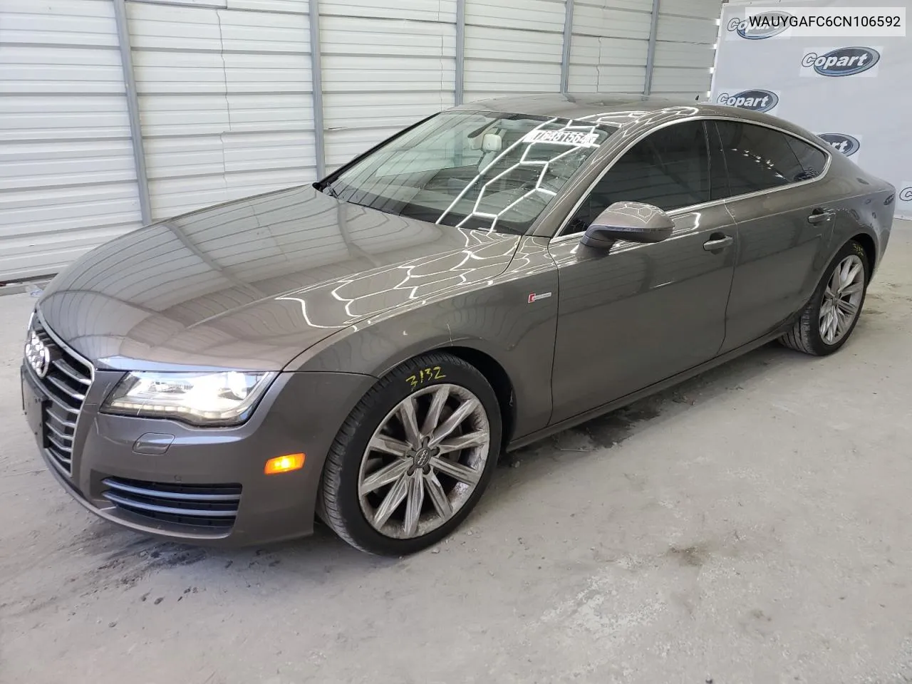 2012 Audi A7 Premium Plus VIN: WAUYGAFC6CN106592 Lot: 76481564