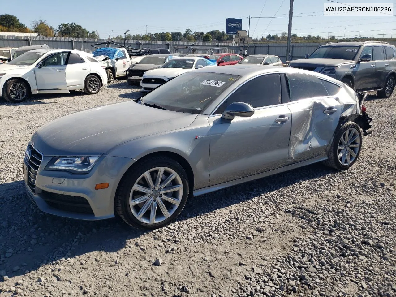 2012 Audi A7 Prestige VIN: WAU2GAFC9CN106236 Lot: 77581994