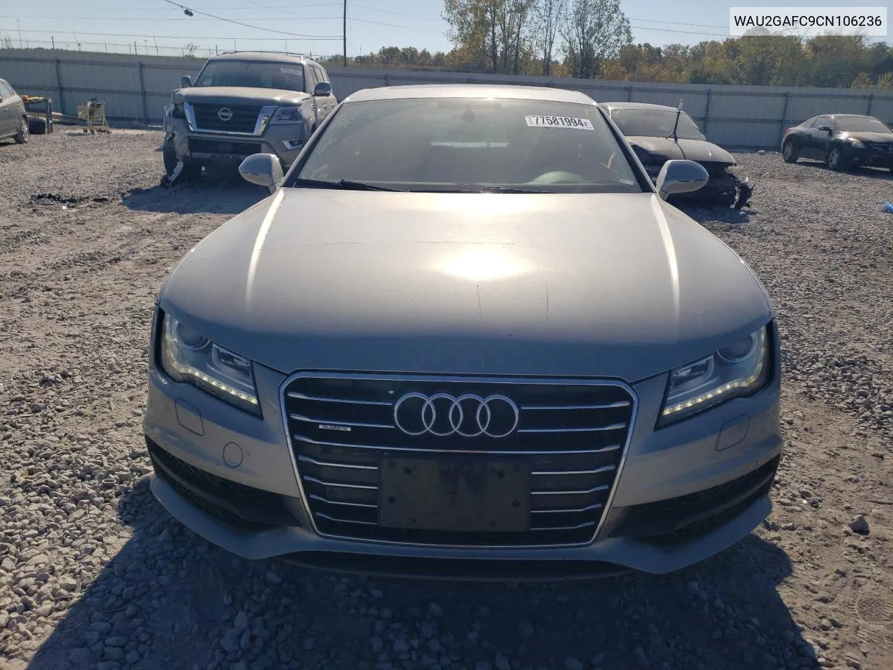 2012 Audi A7 Prestige VIN: WAU2GAFC9CN106236 Lot: 77581994