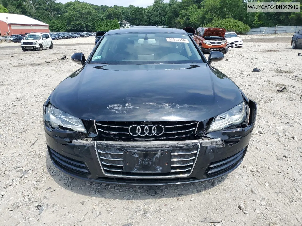 2013 Audi A7 Premium Plus VIN: WAUYGAFC4DN097912 Lot: 62519914