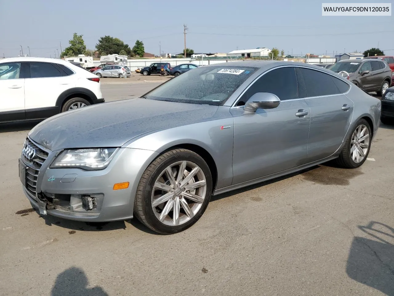 2013 Audi A7 Premium Plus VIN: WAUYGAFC9DN120035 Lot: 70674384