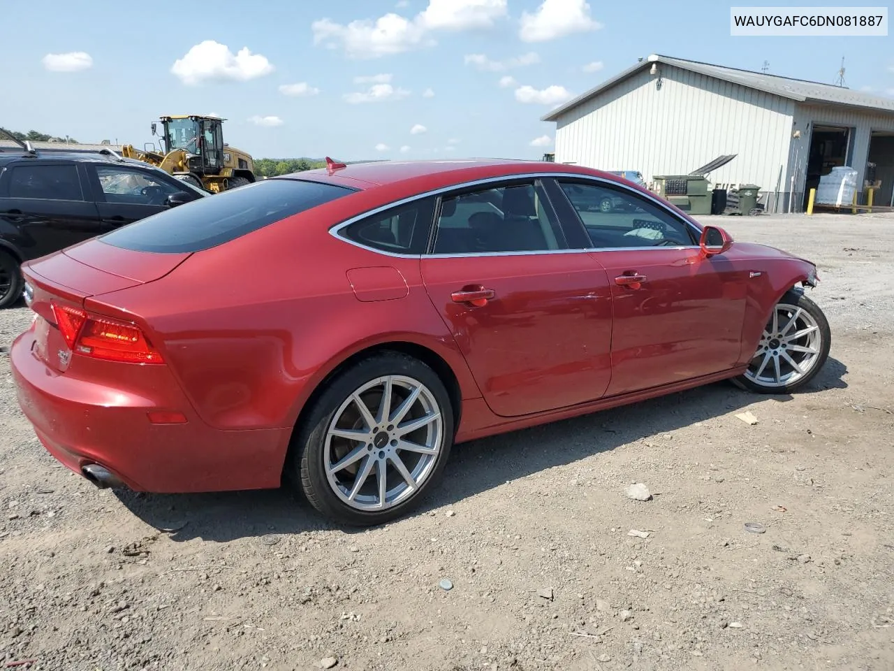 2013 Audi A7 Premium Plus VIN: WAUYGAFC6DN081887 Lot: 70978434