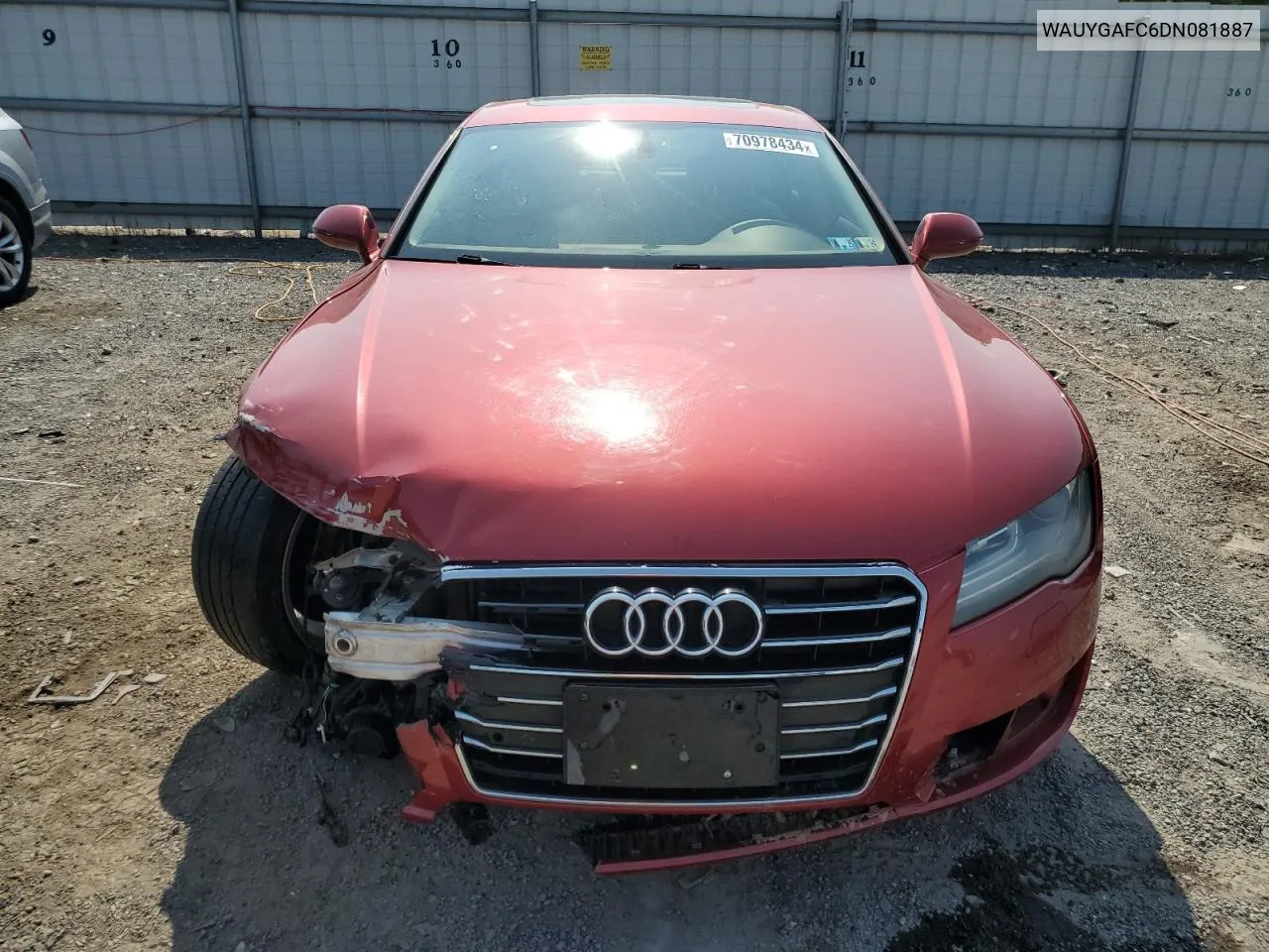 WAUYGAFC6DN081887 2013 Audi A7 Premium Plus