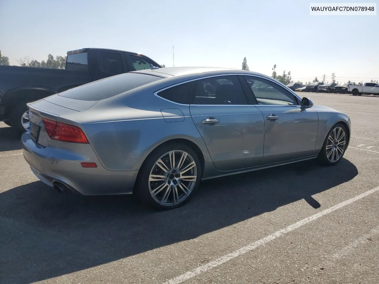 WAUYGAFC7DN078948 2013 Audi A7 Premium Plus