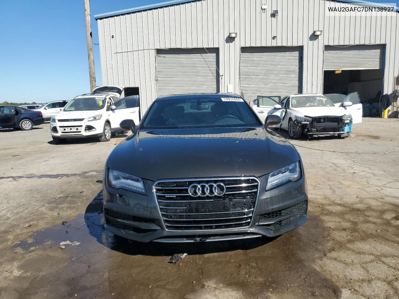 2013 Audi A7 Prestige VIN: WAU2GAFC7DN138927 Lot: 74957444