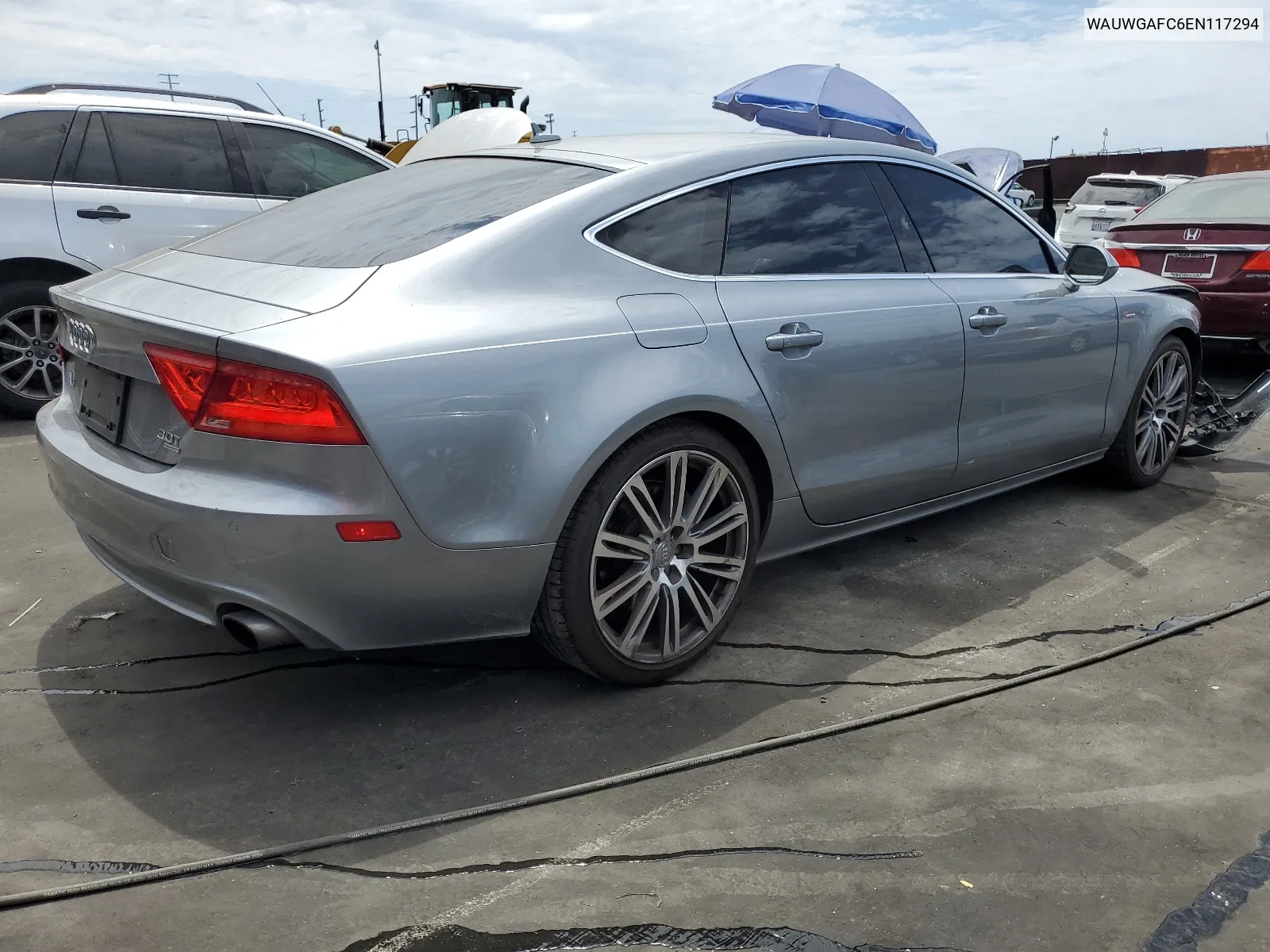 2014 Audi A7 Premium Plus VIN: WAUWGAFC6EN117294 Lot: 63335384