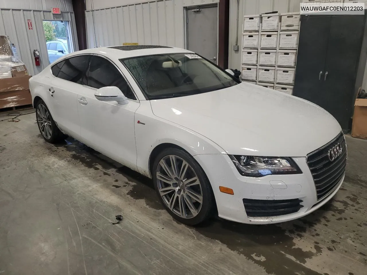 2014 Audi A7 Premium Plus VIN: WAUWGAFC0EN012203 Lot: 72409484