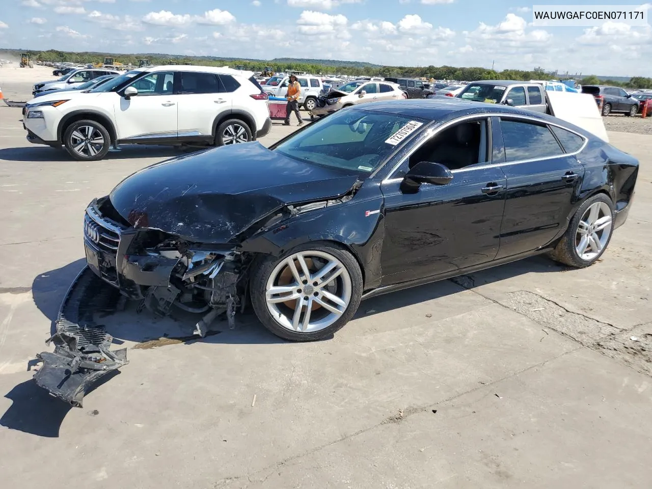 WAUWGAFC0EN071171 2014 Audi A7 Premium Plus