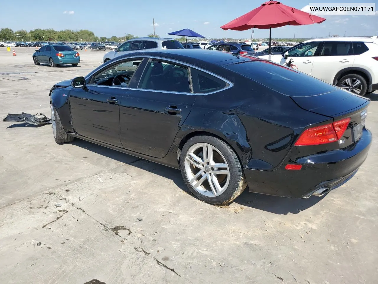 2014 Audi A7 Premium Plus VIN: WAUWGAFC0EN071171 Lot: 72707904