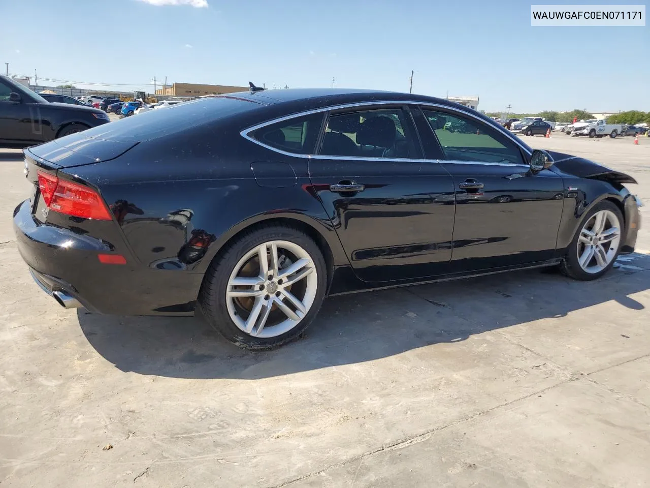 2014 Audi A7 Premium Plus VIN: WAUWGAFC0EN071171 Lot: 72707904