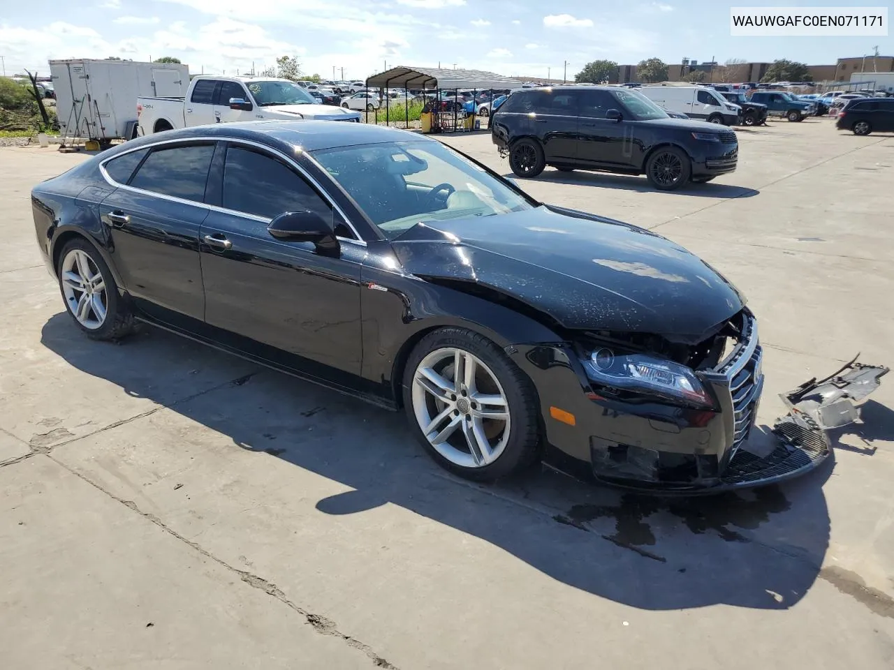 2014 Audi A7 Premium Plus VIN: WAUWGAFC0EN071171 Lot: 72707904