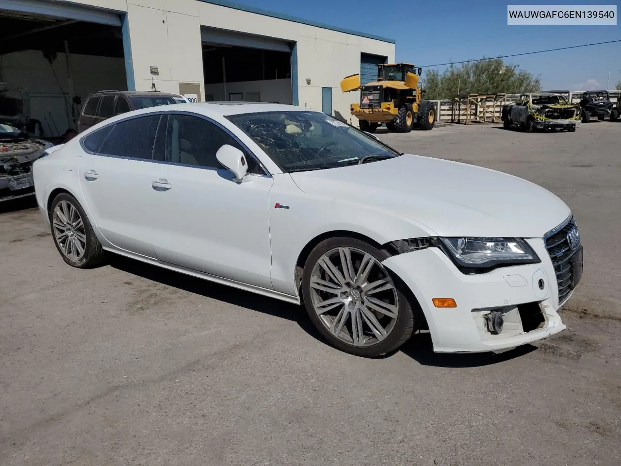 2014 Audi A7 Premium Plus VIN: WAUWGAFC6EN139540 Lot: 72782184