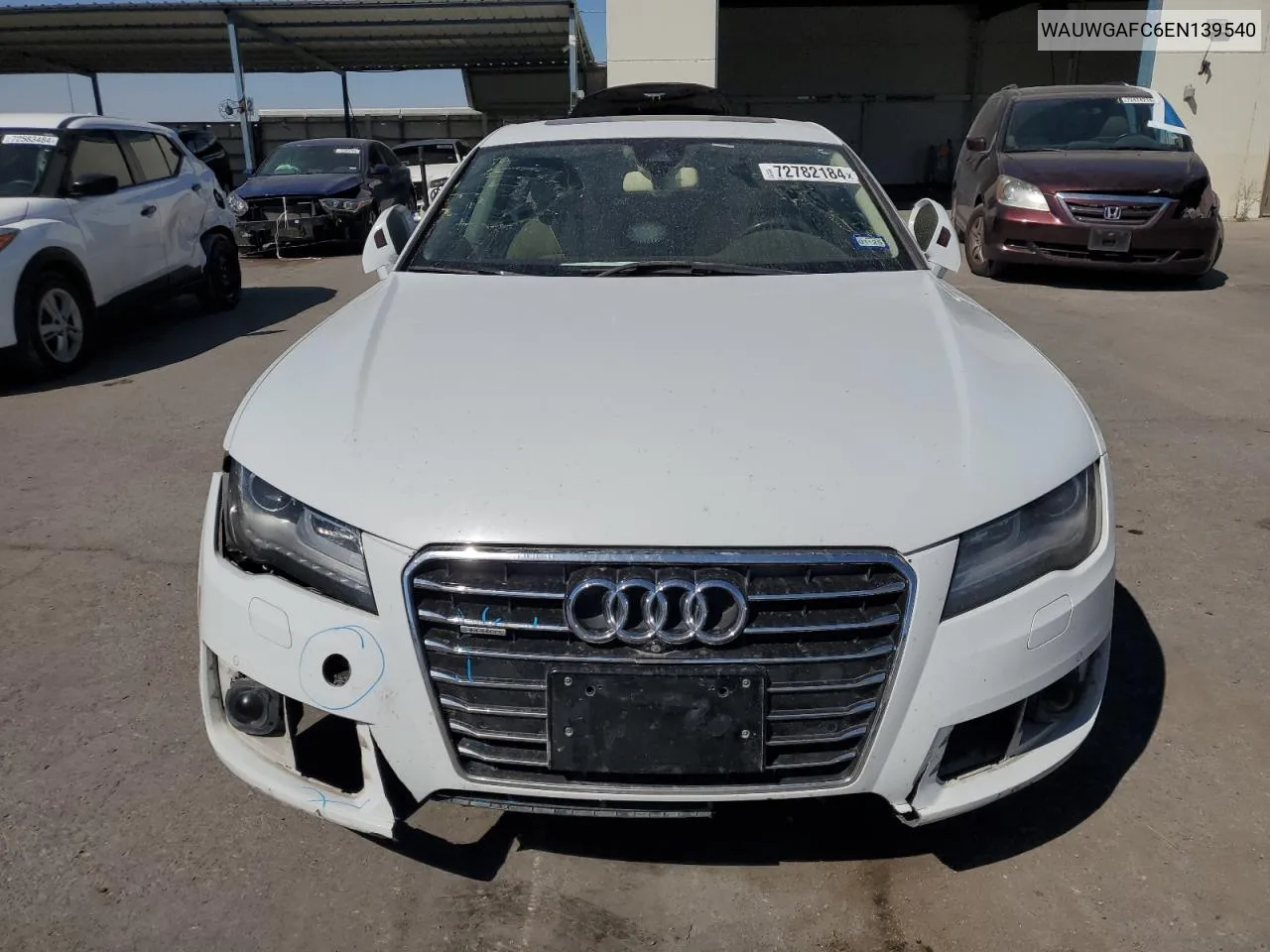 2014 Audi A7 Premium Plus VIN: WAUWGAFC6EN139540 Lot: 72782184