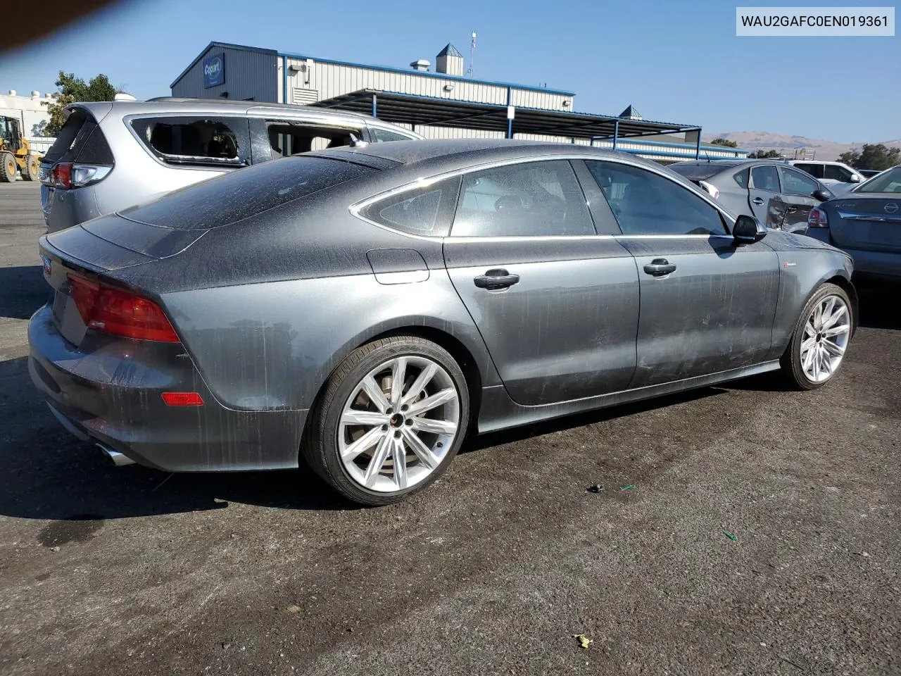 WAU2GAFC0EN019361 2014 Audi A7 Prestige