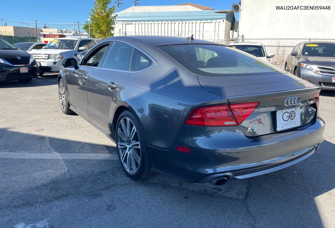 WAU2GAFC3EN059448 2014 Audi A7 Prestige