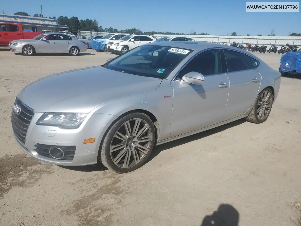 2014 Audi A7 Premium Plus VIN: WAUWGAFC2EN107796 Lot: 80199934