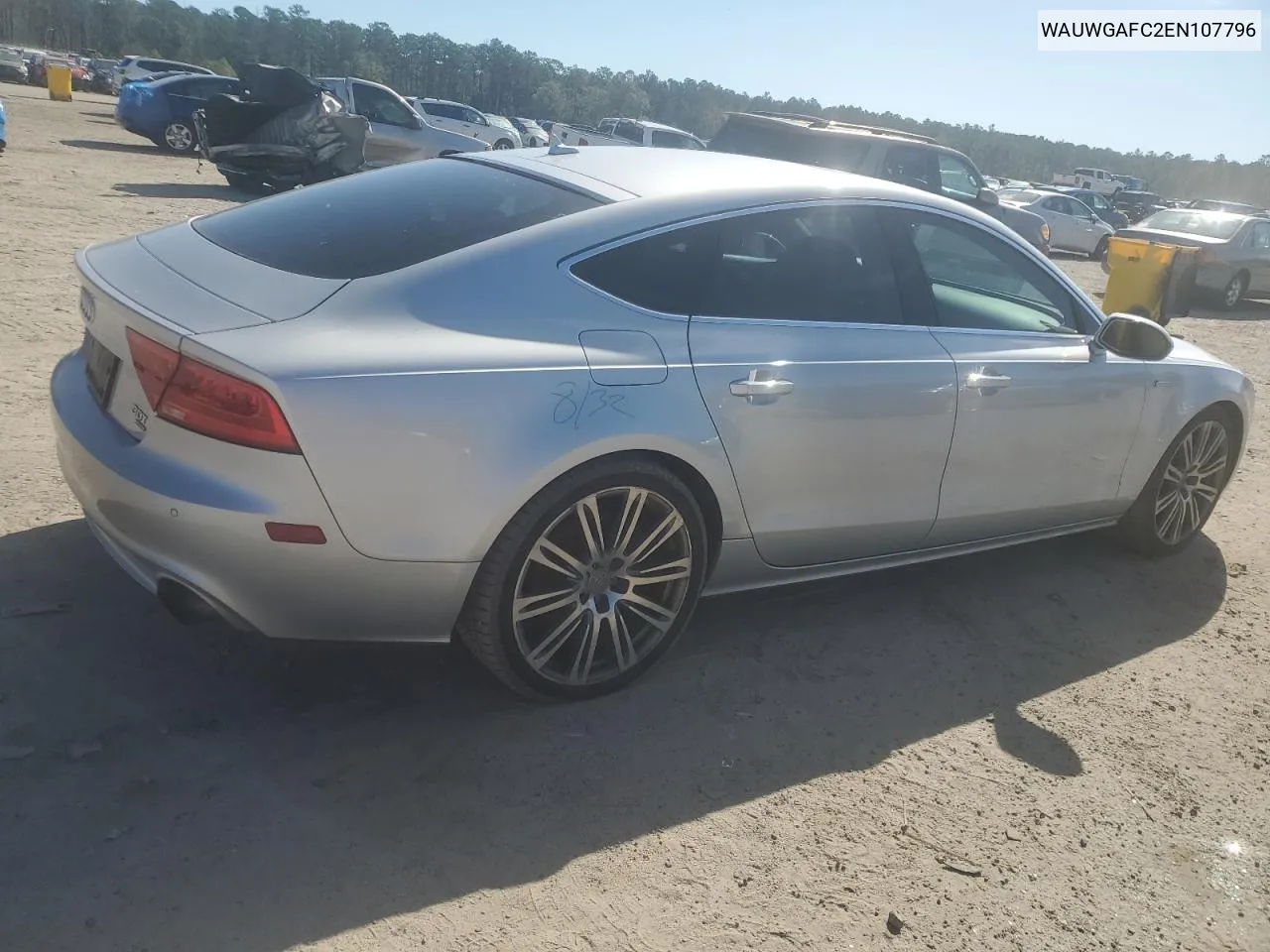 2014 Audi A7 Premium Plus VIN: WAUWGAFC2EN107796 Lot: 80199934