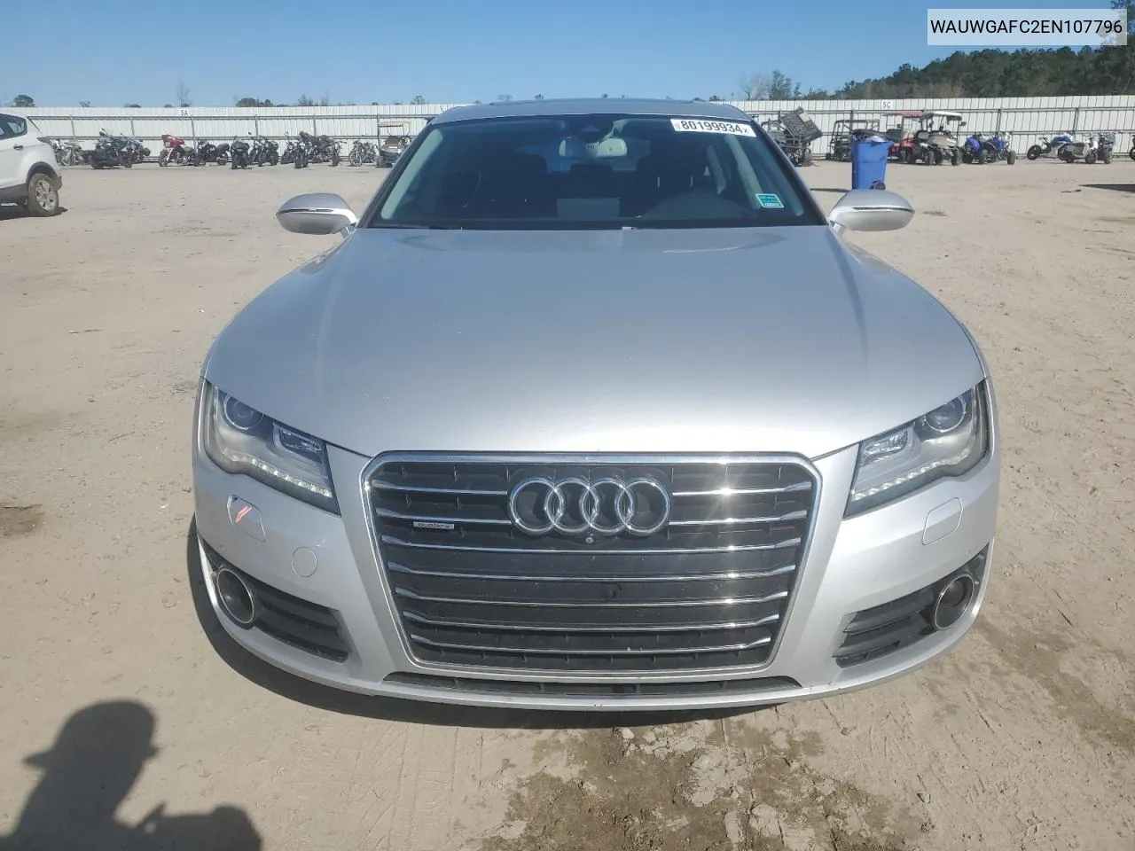 2014 Audi A7 Premium Plus VIN: WAUWGAFC2EN107796 Lot: 80199934