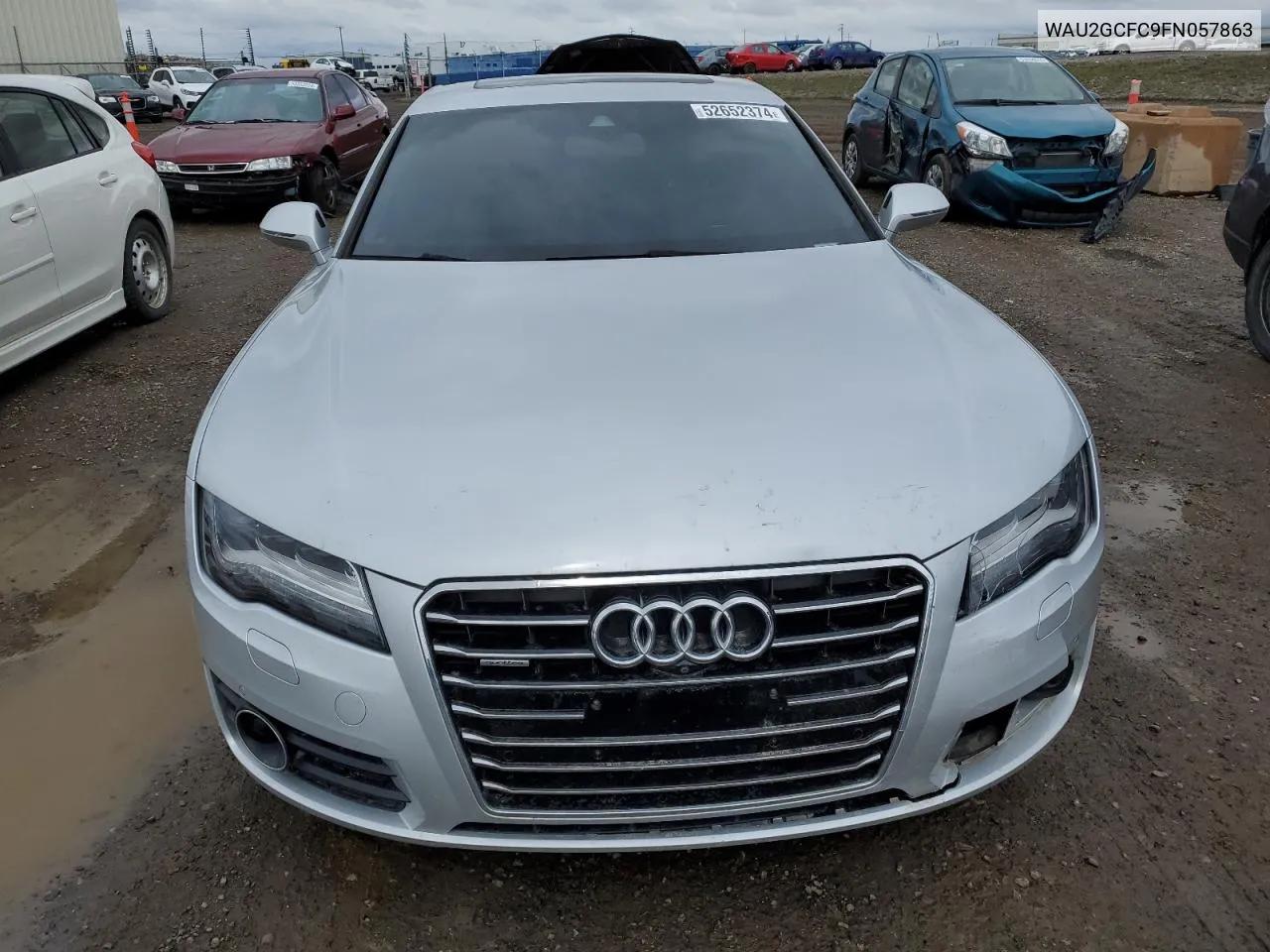 2015 Audi A7 Premium VIN: WAU2GCFC9FN057863 Lot: 52652374